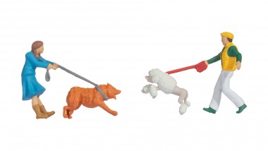 Noch 16602 Funny-Scenes - Hundebegegnung 