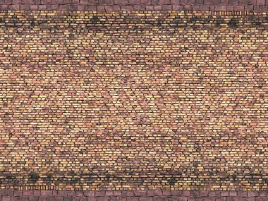 Noch 56605 3D-Kartonplatte “Ziegelö 