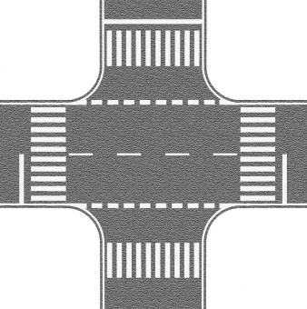 Noch 60714 Kreuzung, grau 