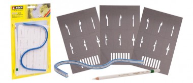 Noch 60740 Startset:Straßenmarkierung/Kurvenlineal 