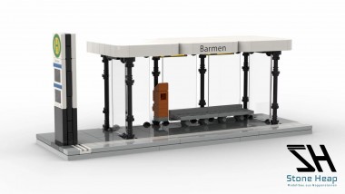 STONE HEAP SH-017 Moderne Bushaltestelle 