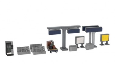 STONE HEAP SH-3032 DB Bahnsteig Mobilar und Zubehör 