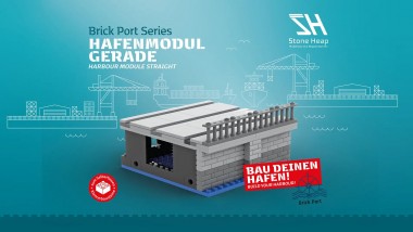 STONE HEAP SH-4003 Hafen Grundmodul Gerade 