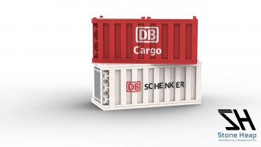 STONE HEAP SH-4006 2x 20 Fuß DB Container 