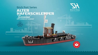 STONE HEAP SH-4012 Alter Hafenschlepper 