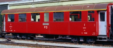 Bemo 3246241 FO Umbau Personenwagen A 4061 Ep.3/4 