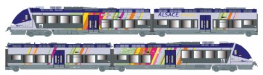 LS Models 10093S SNCF/AlsaceTriebzug AGC 4 4-tlg Ep.6 