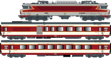LS Models 11502S SNCF Personenzug-Set 3-tlg Ep.4 AC 
