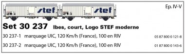 LS Models 30237 SNCF STEF Kühlwagen-Set 2-tlg. Ep.4/5 