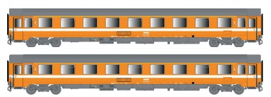 LS Models 40350 SNCF Corail Reisezugwagen-Set 1.Kl. Ep.4 