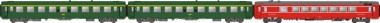 LS Models 40457 SNCF Personenwagen-Set 3-tlg Ep.3d-4a 