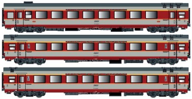 LS Models 40801AC SNCF GC Personenwagen-Set 3-tlg. Ep.4 AC 