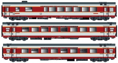 LS Models 40805DC SNCF GC Personenwagen-Set 3-tlg. Ep.4 