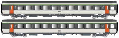 LS Models 41220 SNCF Personenwagen-Set 2-tlg. Ep.4 