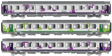 LS Models 41221 SNCF Personenwagen-Set 3-tlg. Ep.6 