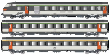 LS Models 41254DC SNCF Personenwagen-Set 3-tlg. Ep.4 
