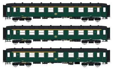 LS Models 42101 SNCB Personenwagen-Set I2 3-tlg Ep.3c 