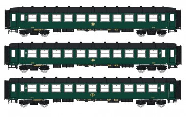LS Models 42102 SNCB Personenwagen-Set I2 3-tlg Ep.3c 