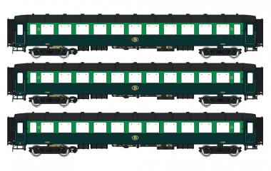 LS Models 42108 SNCB Personenwagen-Set I2 3-tlg Ep.3a 