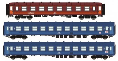 LS Models 42402 SNCB Personenwagen-Set 3-tlg. Ep.4b 