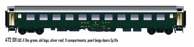 LS Models 472011 SBB Personenwagen 2.Kl. Ep.4a 