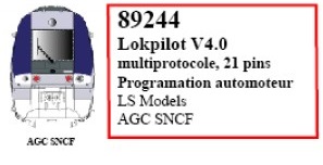 LS Models 89244 Lokpilot V4.0 21pin 