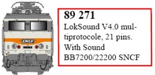 LS Models 89271 LokSound V4.0 für BB7200/22200 