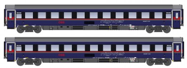 LS Models 97038-2N 2er Set Personenwagen Bmz ÖBB Nigjtjet, 