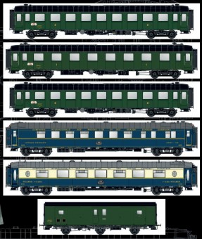 LS Models MW1002 SNCF Personenwagen-Set Mistral  Ep.3 