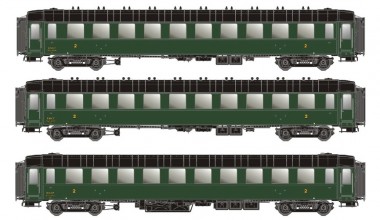 LS Models MW40398 SNCF Personenwagen-Set 3-tlg Ep.3c/d 