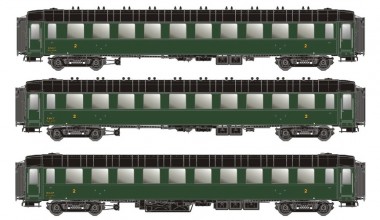 LS Models MW40398 SNCF Personenwagen-Set 3-tlg Ep.3c/d 