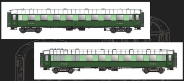 LS Models MW40921 ETAT Personenwagen-Set 3-tlg. Ep.2b 