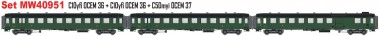 LS Models MW40951 SNCF Personenwagen-Set 3-tlg. OCEM Ep.3a 