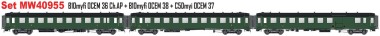 LS Models MW40955 SNCF Personenwagen-Set 3-tlg. OCEM Ep.3c 