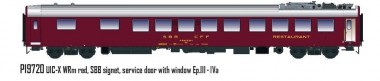 LS Models PI9720 SBB Speisewagen RIC WR Ep.3 