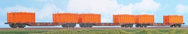 ACME 40150 TOUAX Containerwagen-Set 3-tlg. Ep.5/6 