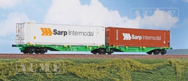 ACME 40492 MFD Rail Containerwagen Sggmrss 90 Ep.6 
