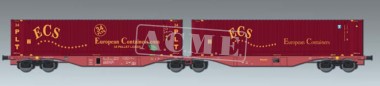 ACME 40542 ECS Containerwagen Typ Sggmrss Ep.5/6 