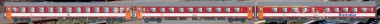 ACME 55349 ZSSK Personenwagen-Set EC 132/133 Ep.5/6 