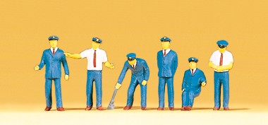 Preiser 10019 Japanisches Bahnpersonal 