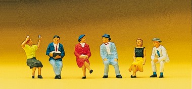 Preiser 10021 Sitzende Personen 