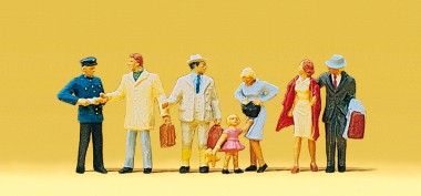 Preiser 10029 An der Bahnsteigsperre 