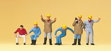 Preiser 10037 Autokran-Personal 