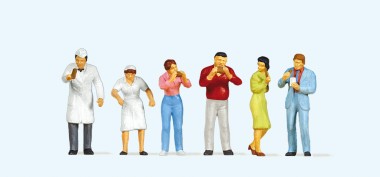 Preiser 10109 Am Verkaufswagen 