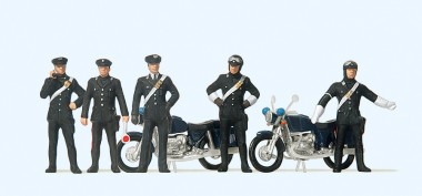 Preiser 10175 Carabinieri, 2 Motorräder 