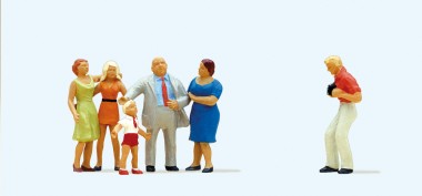 Preiser 10278 Familie Krause wird fotografiert 