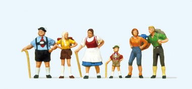 Preiser 10280 Familie Krause im Allgäu 