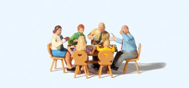 Preiser 10282 Familie Krause in der Gartenwirtschaft 