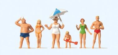 Preiser 10283 Familie Krause am Strand 