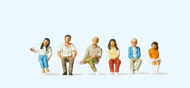 Preiser 10297 Sitzende Jugendliche 